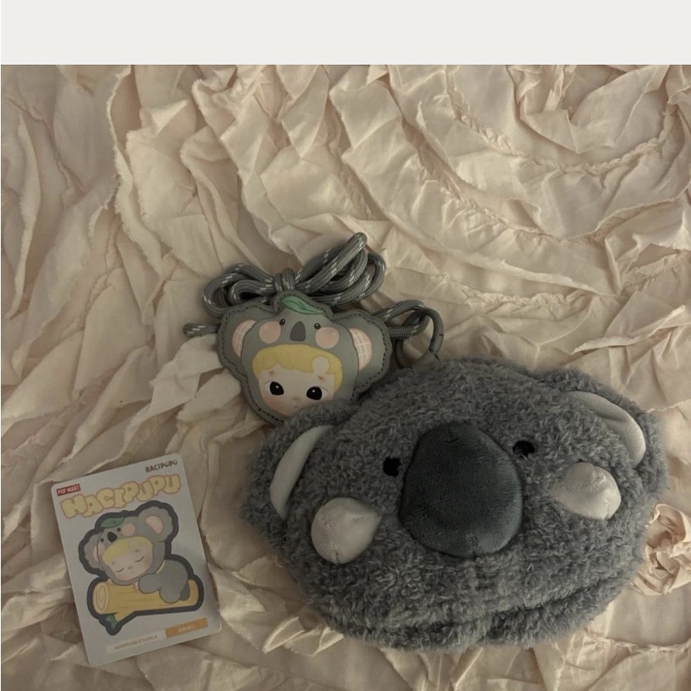 POPMART HACIPUPU Snuggle With You Series Plush Bag - Adorkable Koala